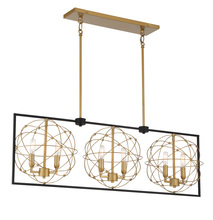 Minka-Lavery 3917-707A - TITANS TRACE - 6 LIGHT ISLAND LIGHT