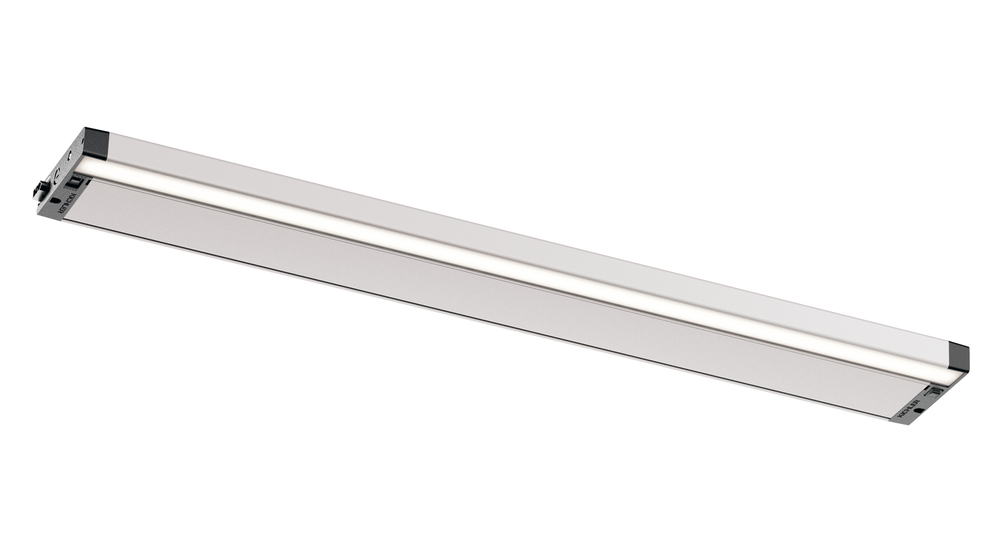 6U 30" 2700K/3000K LED Cabinet Light Textured Nickel