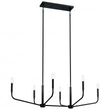 Kichler 52721BK - Linear Chandelier 6Lt