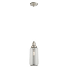  40640-91 - 1 Lt Brushed Nickel Mini Pendant