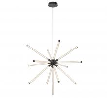 Lib & Co. US 10154-02 - Volterra, Large LED Chandelier, Matte Black