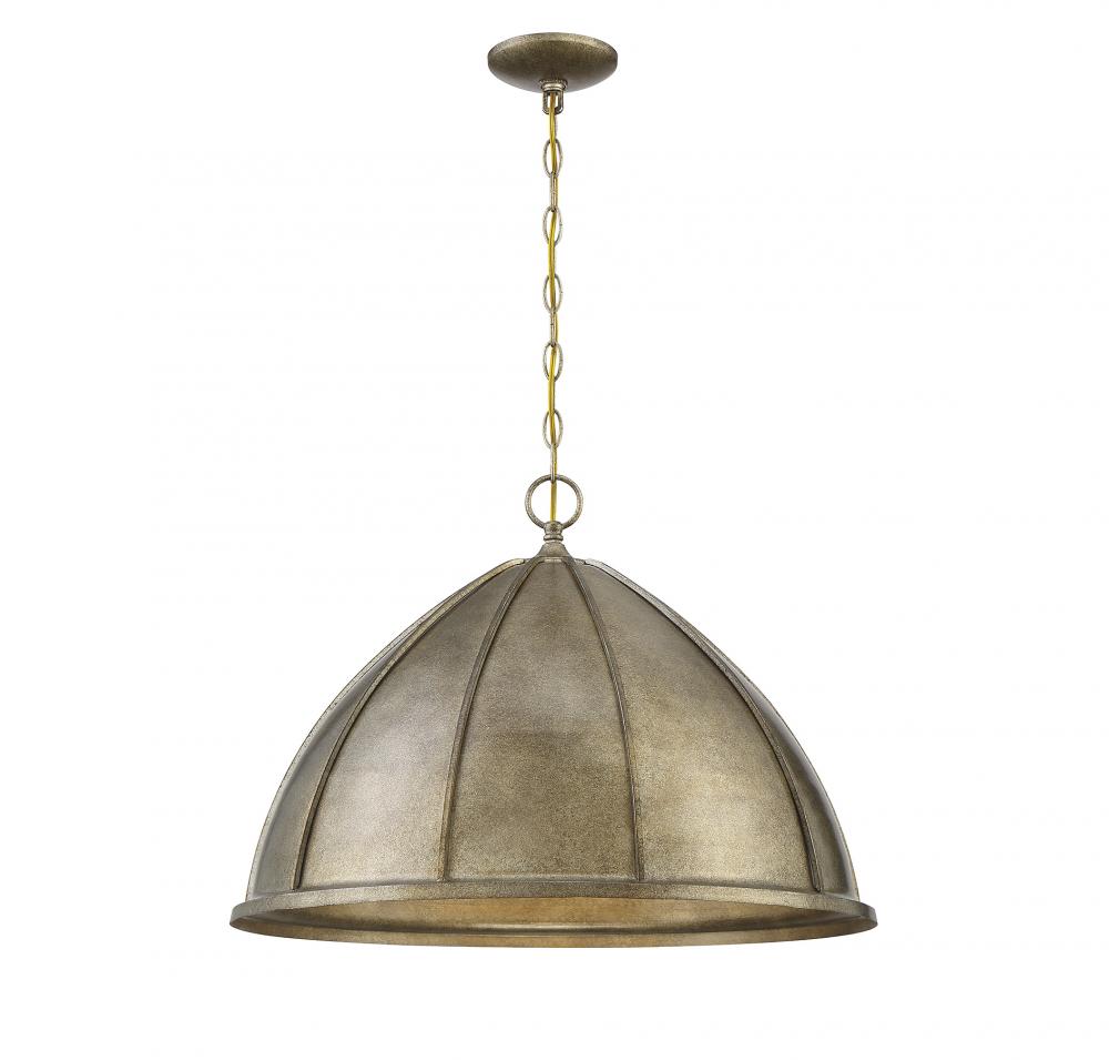 Laramie 3-Light Pendant in Chelsea Gold