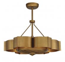 Savoy House 39-FD-125-54 - Stockholm 6-Light Fan D'Lier in 
Gold Patina