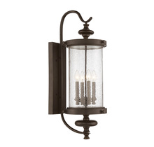 Savoy House 5-1224-40 - Palmer 4-Light Outdoor Wall Lantern in Walnut Patina