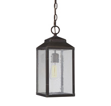 Savoy House 5-342-213 - Brennan 1-Light Outdoor Hanging Lantern in English Bronze with Gold