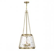 Savoy House 7-1804-4-322 - Crawford 4-Light Pendant in Warm Brass