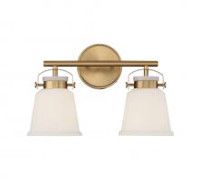 Savoy House 8-1627-2-322 - Kaden 2-Light Bathroom Vanity Light in Warm Brass