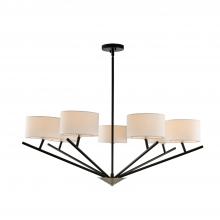 Kalco 513473BPN - Tahoe 7 Light Chandelier