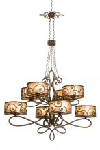 Kalco 5413SV - Windsor 40 Light 2 Tier Chandelier