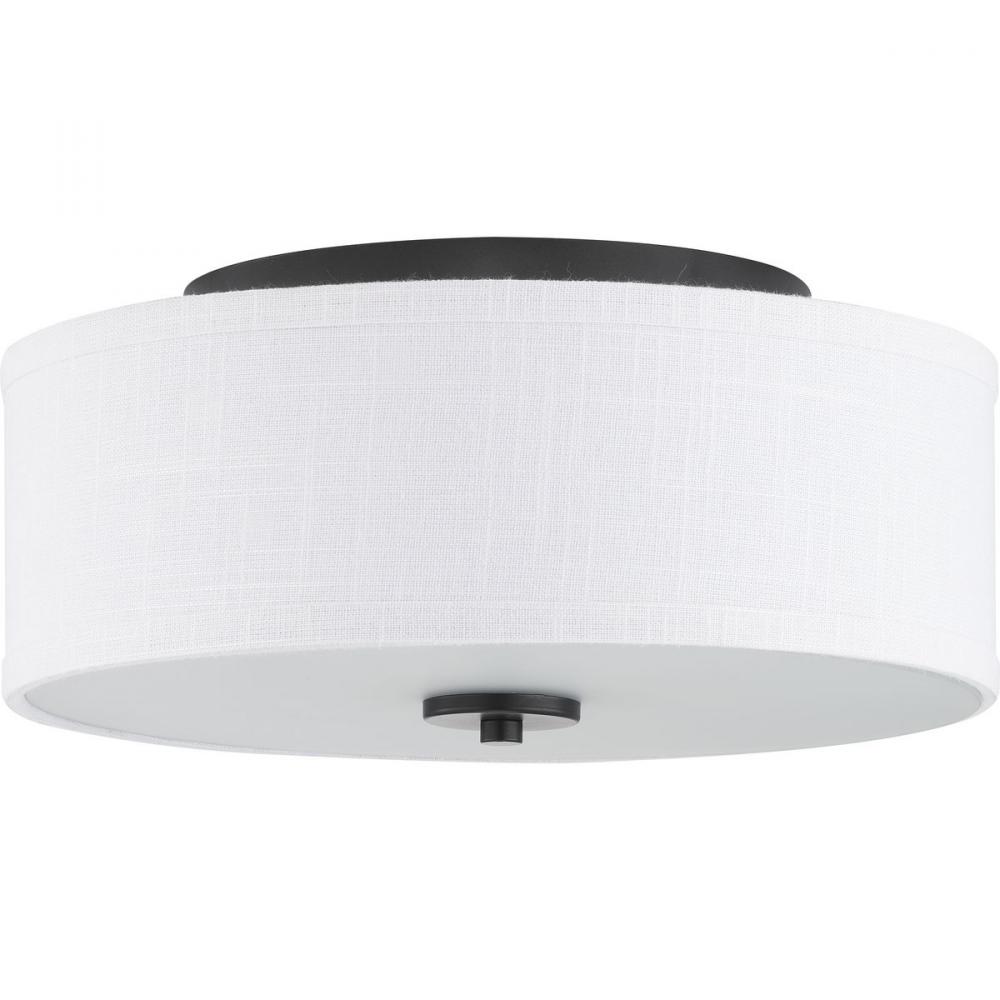 Inspire Collection 13" Two-Light Flush Mount