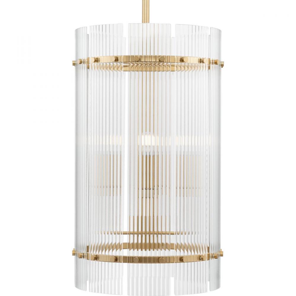 Seville Collection 4-Light Soft Gold Contemporary Foyer Light