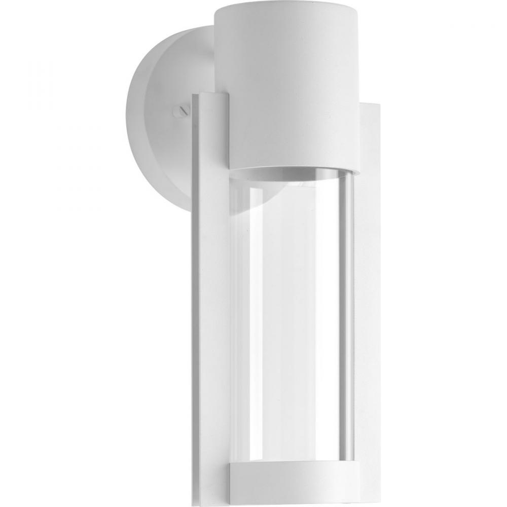 Z-1030 Collection 5" One-Light LED Satin White Small Modern Wall Lantern