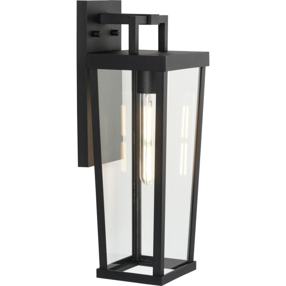 Tryon Collection One-Light Medium Black New Traditional Outdoor Wall Lantern