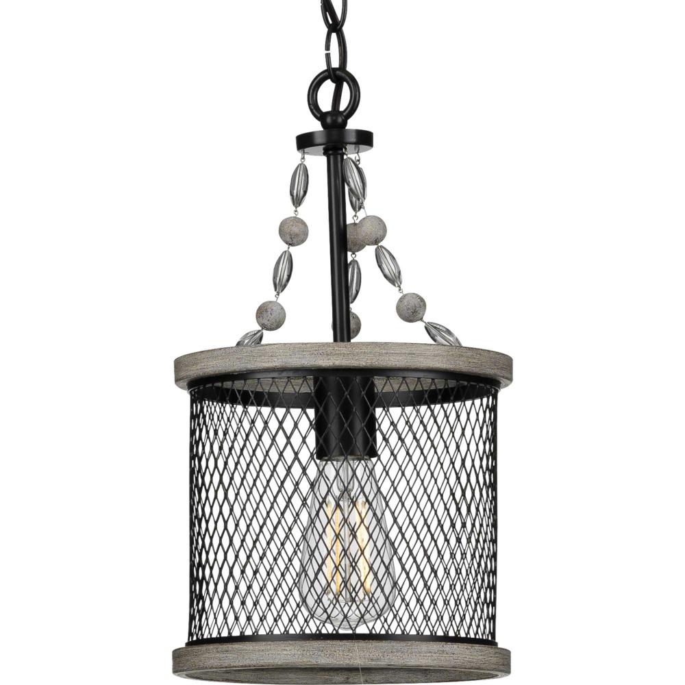 Austelle Collection One-Light Antique Bronze Farmhouse Pendant Light