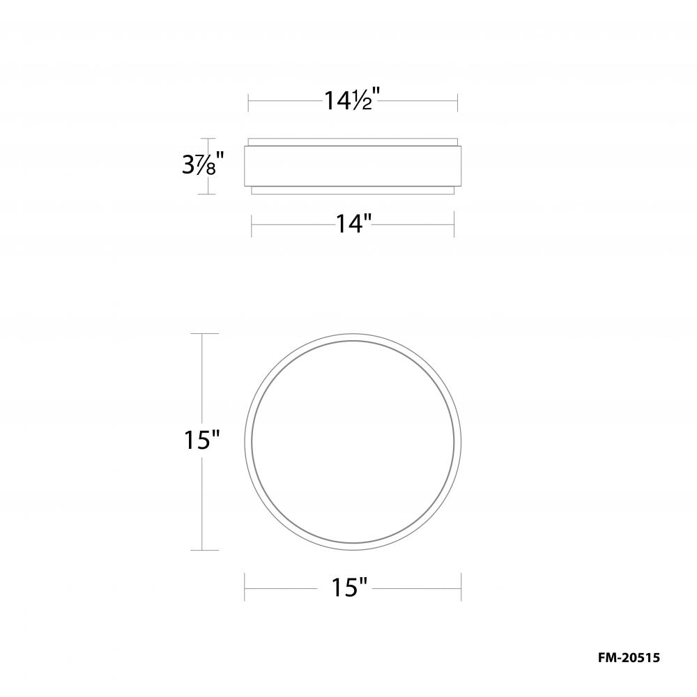 Salvo Flush Mount Light