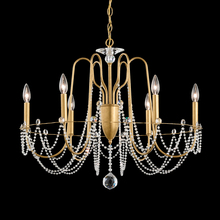 Schonbek 1870 AR1006N-48O - Esmery 6 Light 120V Chandelier in Antique Silver with Optic Crystal