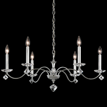 Schonbek 1870 MD1006N-59H - Modique 6 Light 120V Chandelier in Ferro Black with Heritage Handcut Crystal