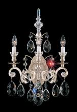 Schonbek 1870 3762-23 - Renaissance 3 Light 120V Wall Sconce in Etruscan Gold with Heritage Handcut Crystal