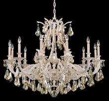 Schonbek 1870 6952-76H - Sophia 12 Light 120V Chandelier in Heirloom Bronze with Heritage Handcut Crystal