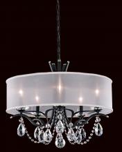 Schonbek 1870 VA8305N-51H2 - Vesca 5 Light 120V Chandelier in Black with Heritage Handcut Crystal