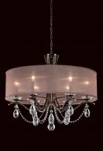 Schonbek 1870 VA8306N-59H2 - Vesca 6 Light 120V Chandelier in Ferro Black with Heritage Handcut Crystal