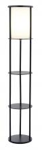 Adesso 3117-01 - Stewart Round Shelf Floor Lamp