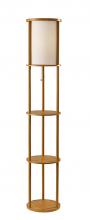 Adesso 3117-12 - Stewart Round Shelf Floor Lamp