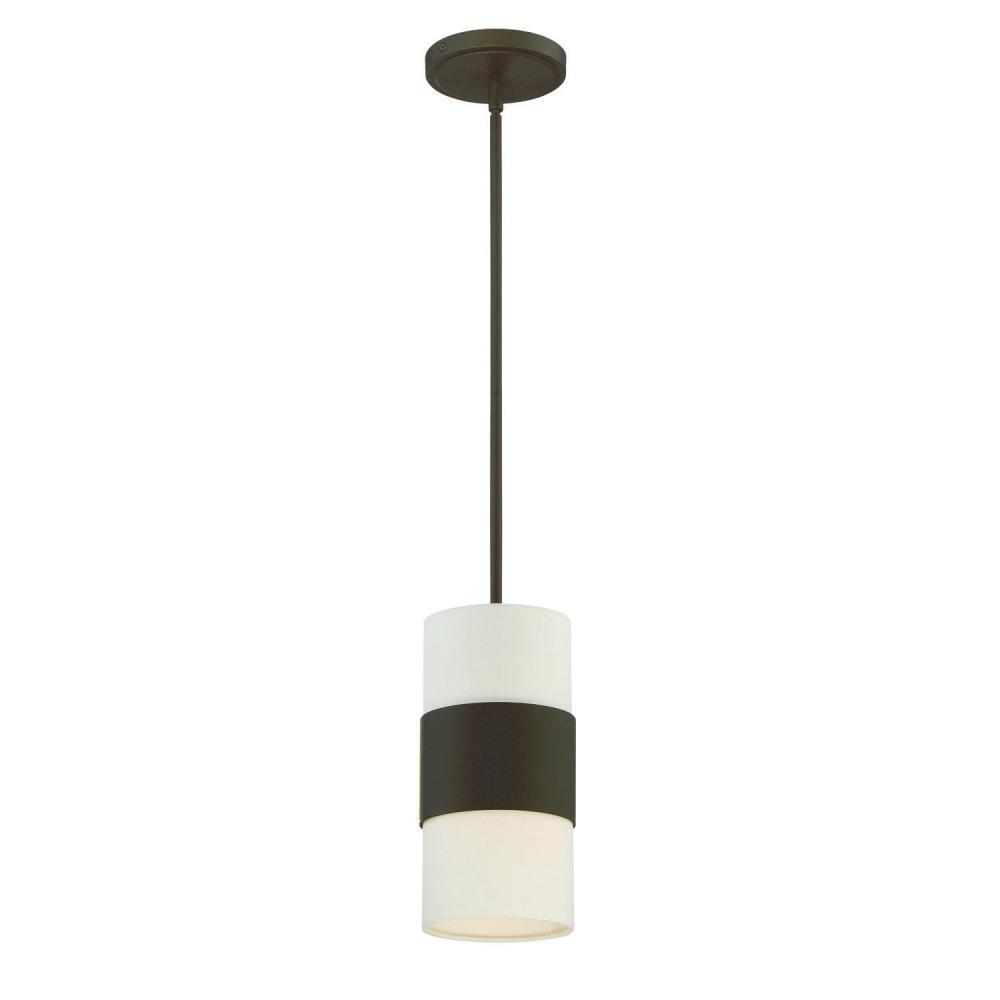 Libby Langdon Grayson 1 Light Dark Bronze Mini Pendant