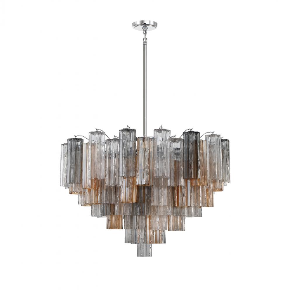 Addis 16 Light Polished Chrome Chandelier