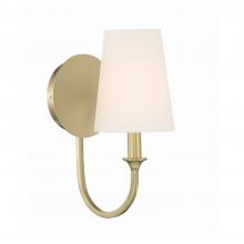 Crystorama PAY-921-VG - Payton 1 Light Vibrant Gold Sconce