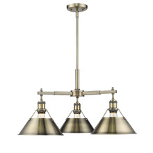  3306-D3 AB-AB - Orwell 3 Light Nook Chandelier