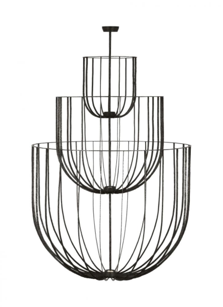 Sanchi Grande Three Tier Chandelier