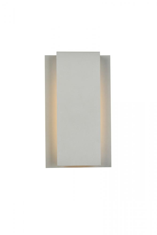 Raine Integrated LED wall sconce in silver