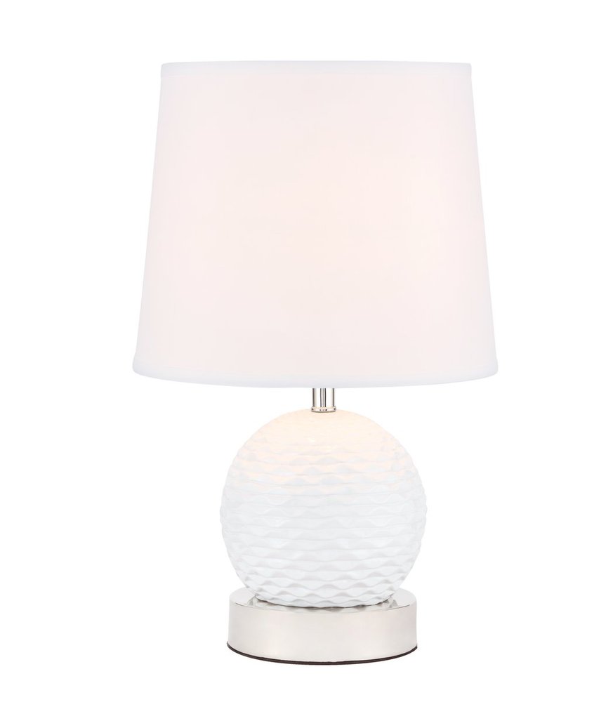 Haven 1 light polished Nickel Table Lamp