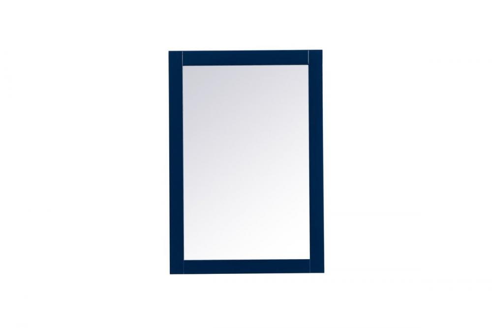 Cole vanity mirror 22 x 32 inch in blue