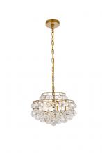 Elegant 1106D14BR - Savannah 14 Inch Pendant in Brass