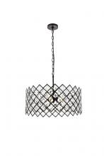 Elegant 1111D21BK - Lyla 21 Inch Pendant in Black