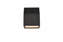 Elegant LDOD4004BK - Raine Integrated LED wall sconce in black