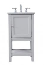 Elegant VF27019GR - 19 In. Single Bathroom Vanity Set in Grey