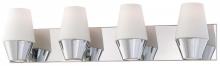 Minka George Kovacs P5844-077 - Eight Light Chrome Etched Opal Glass Vanity