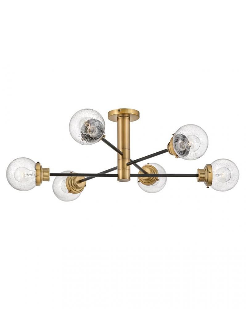 Large Adjustable Semi-flush Mount