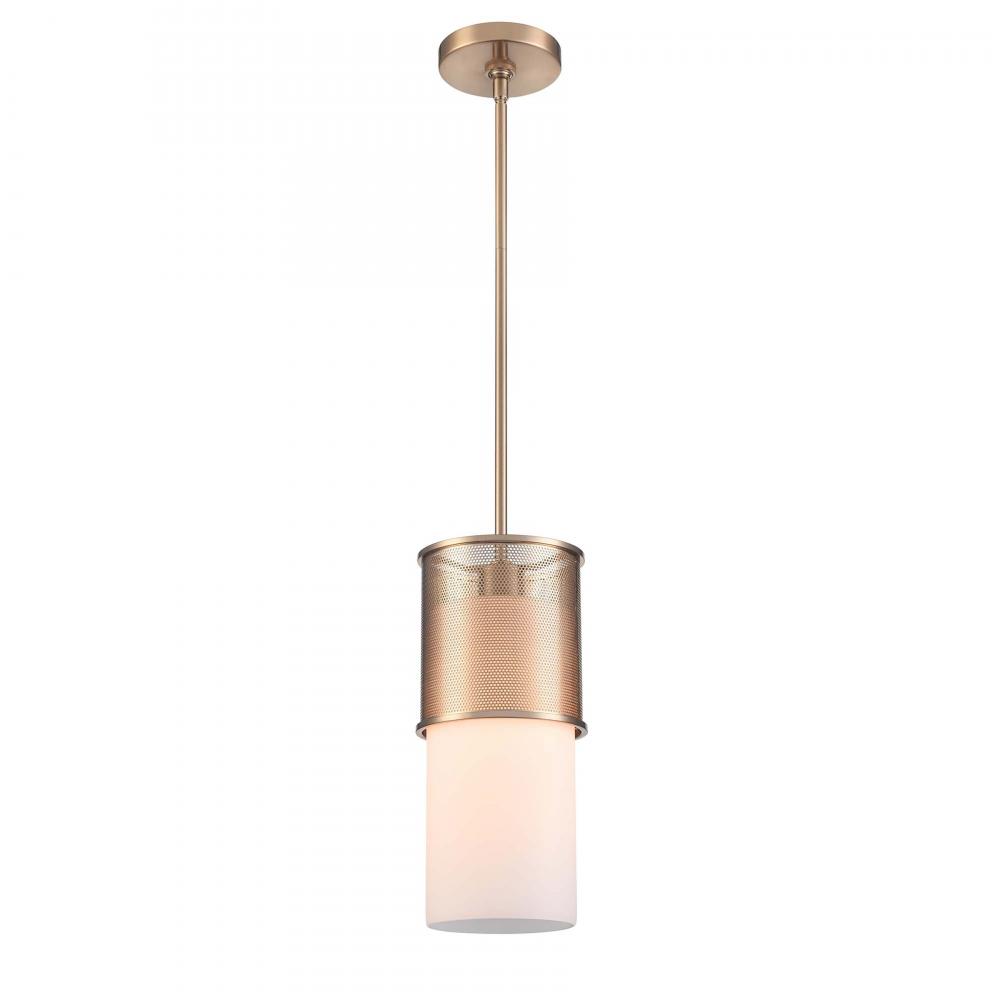 Esteem 6'' Wide 1-Light Mini Pendant - Aged Brass