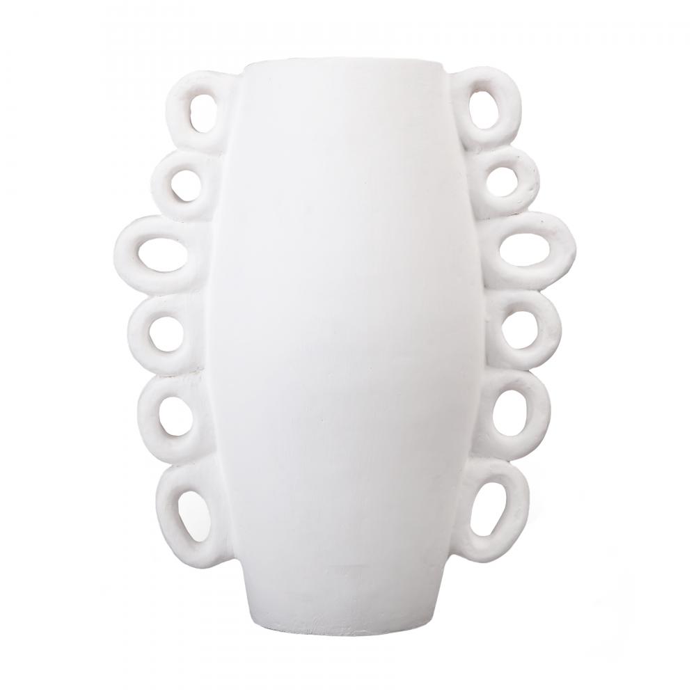 Rinko Tall Vase - White